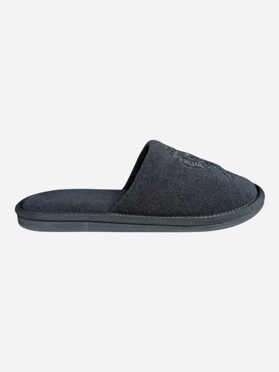 Chrome Hearts New York Exclusive Black Horseshoe Logo Slippers main image 6
